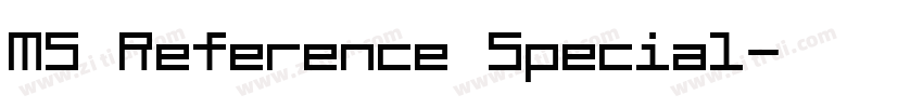 MS Reference Special字体转换